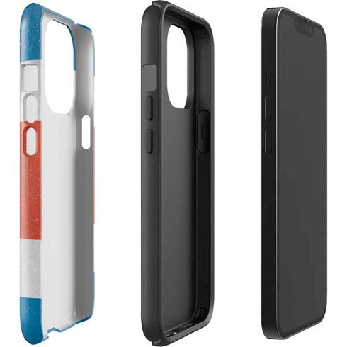 Costa Rican Flag Distressed iPhone 15 Pro Impact Case